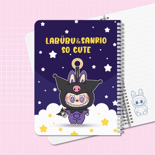 مینی دفتر مشق 60 برگ پانداک سری لبوبو 001